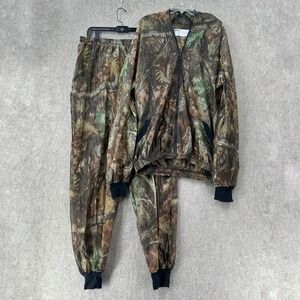 Buzz Tamer Mens Mesh Suit Set Large Jacket Large Pants Camouflage Forest Hunting